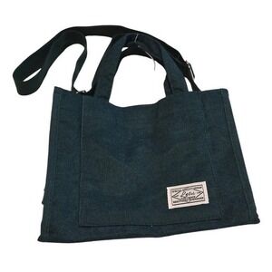 Letu The Crimie Corduroy Tote Bag Green Shoulder‎ Carryall Minimalist